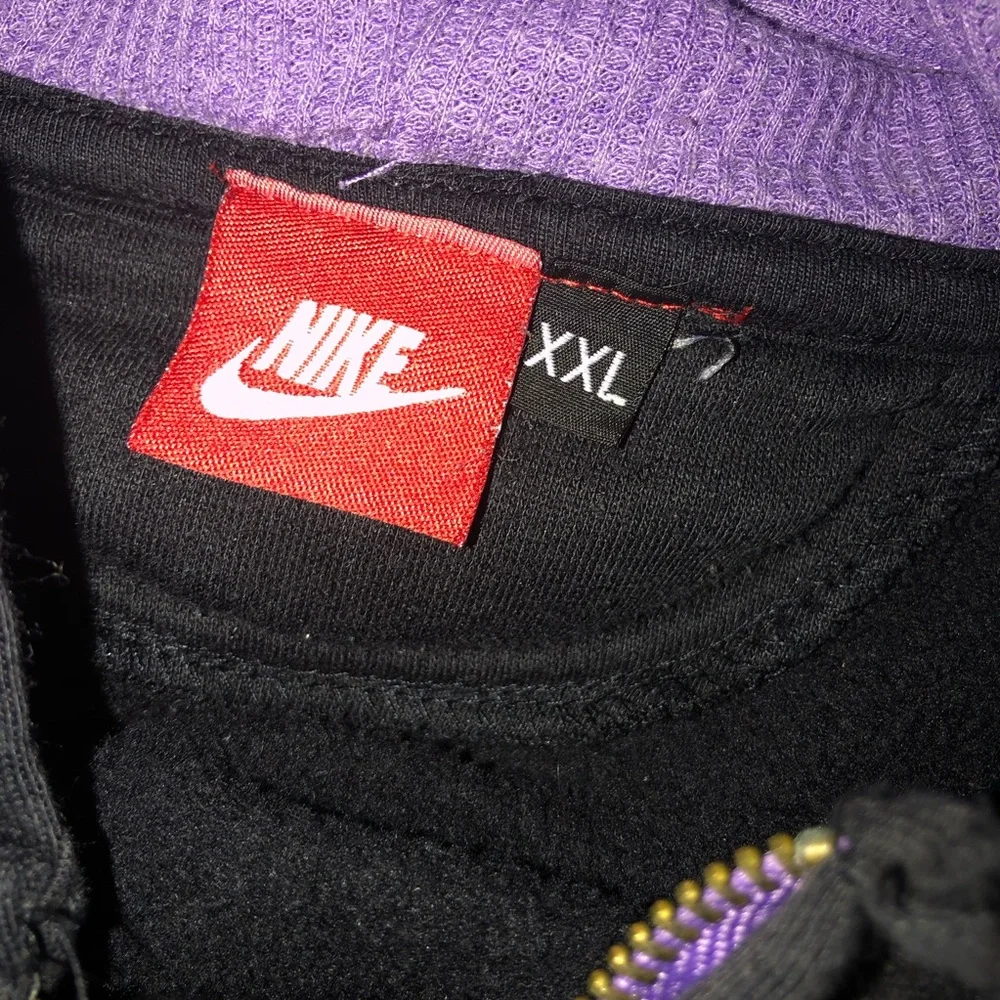 Nike Black Zip Hoodie and Joggers with Lavender Hood Lining - Picture 5 of 5